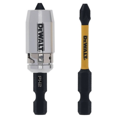 Bity udarowe 2xPH2 50 mm DeWalt DT70536T + Uchwyt magnetyczny