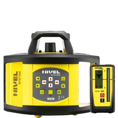 Niwelator laserowy obrotowy z czujnikiem Nivel System NL500 DIGITAL