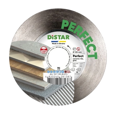 Tarcza diamentowa 125 22,3H 1A1R Distar PERFECT
