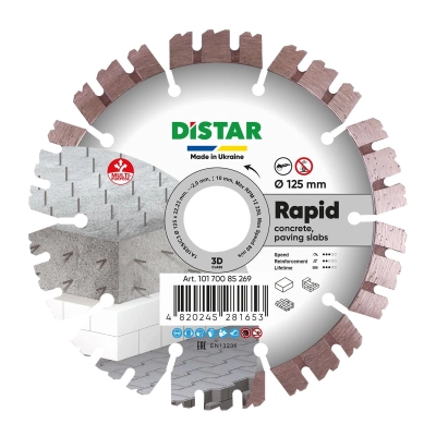 Tarcza diamentowa 125mm/22,23mm 1A1RSS/C3-H Rapid Distar