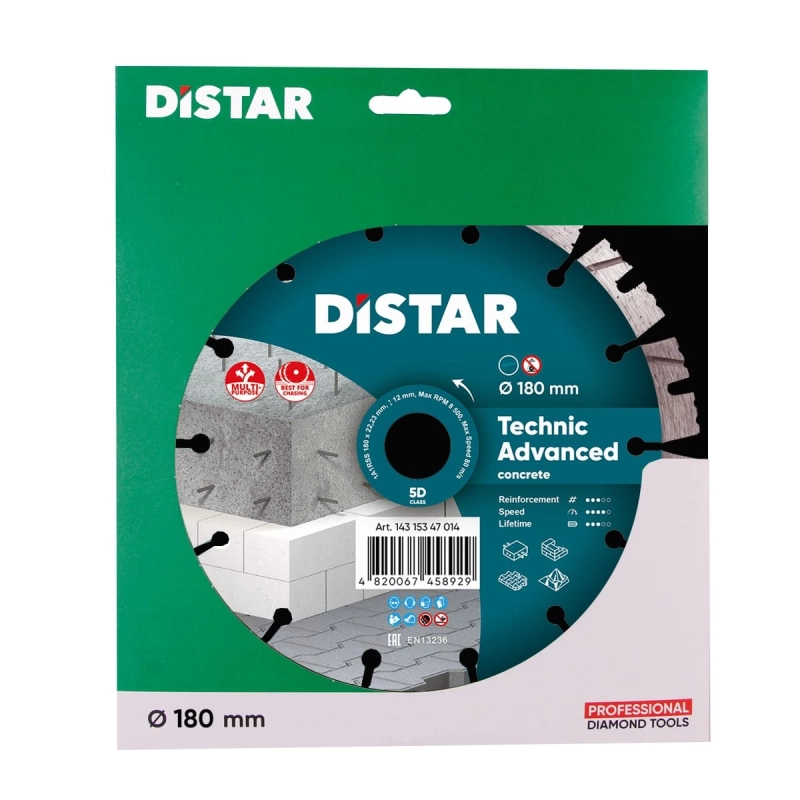 copy of copy of Tarcza diamentowa 125mm/22,23mm 1A1RSS/C3-H Rapid Distar