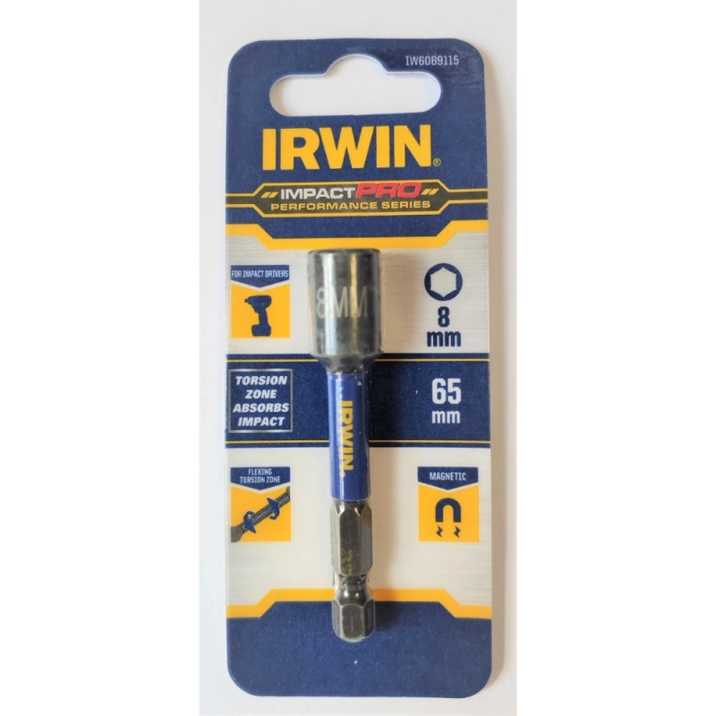 Magnetyczny bit nasadowy 8 mm 65 mm Impact Pro Performance IRWIN IW6069115