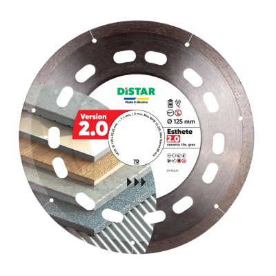 Tarcza diamentowa do cięcia gresu i ceramiki 125mm DISTAR ESTHETE 2,0