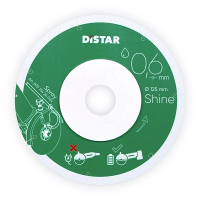 copy of Tarcza diamentowa do cięcia gresu i ceramiki 125mm DISTAR SHINE