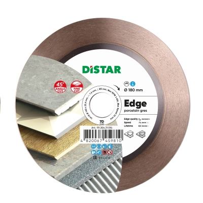 Tarcza diamentowa do cięcia gresu i ceramiki 180mm DISTAR Edge