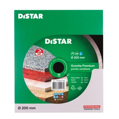 Tarcza diamentowa do cięcia granitu i marmuru 200mm DISTAR Granite Premium