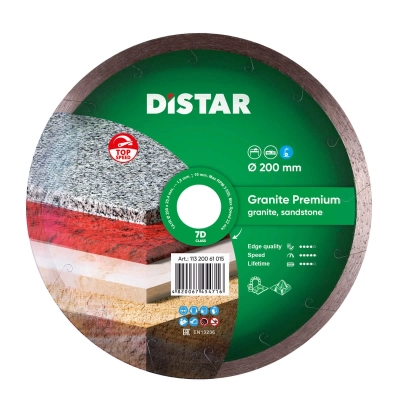 Tarcza diamentowa do cięcia granitu i marmuru 200mm DISTAR Granite Premium