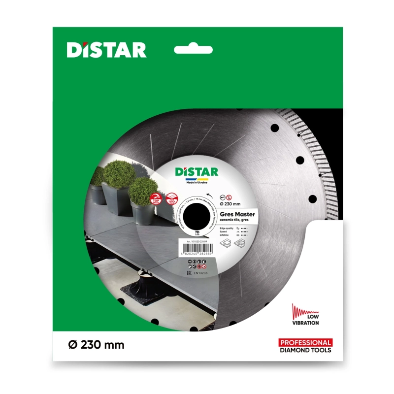 Tarcza diamentowa do cięcia gresu i ceramiki 230mm DISTAR Gres Master