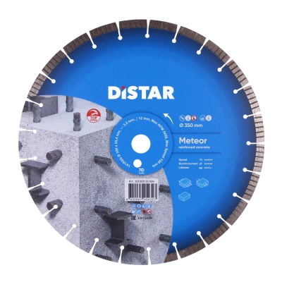Tarcza diamentowa do cięcia beton zbrojony 350mm DISTAR Meteor