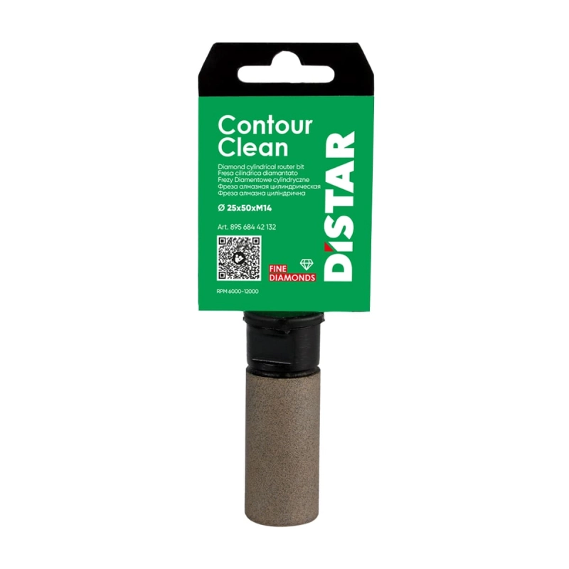 Frez diamentowy do szlifowania gresu i ceramiki 25mm DISTAR Contour Clean
