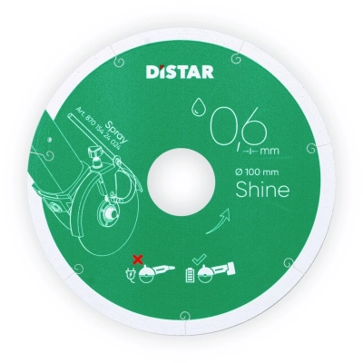 Tarcza diamentowa do ceramiki i gresu 100mm DISTAR Shine