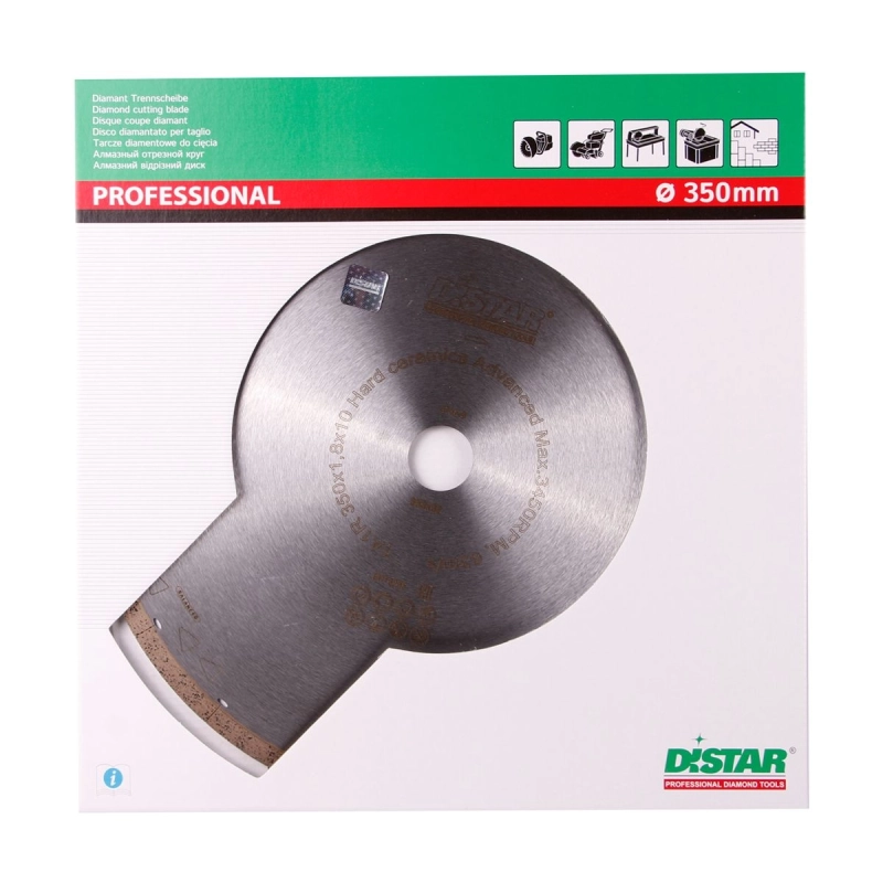 Tarcza diamentowa do ceramiki gresu 350mm DISTAR Hard ceramics Advanced
