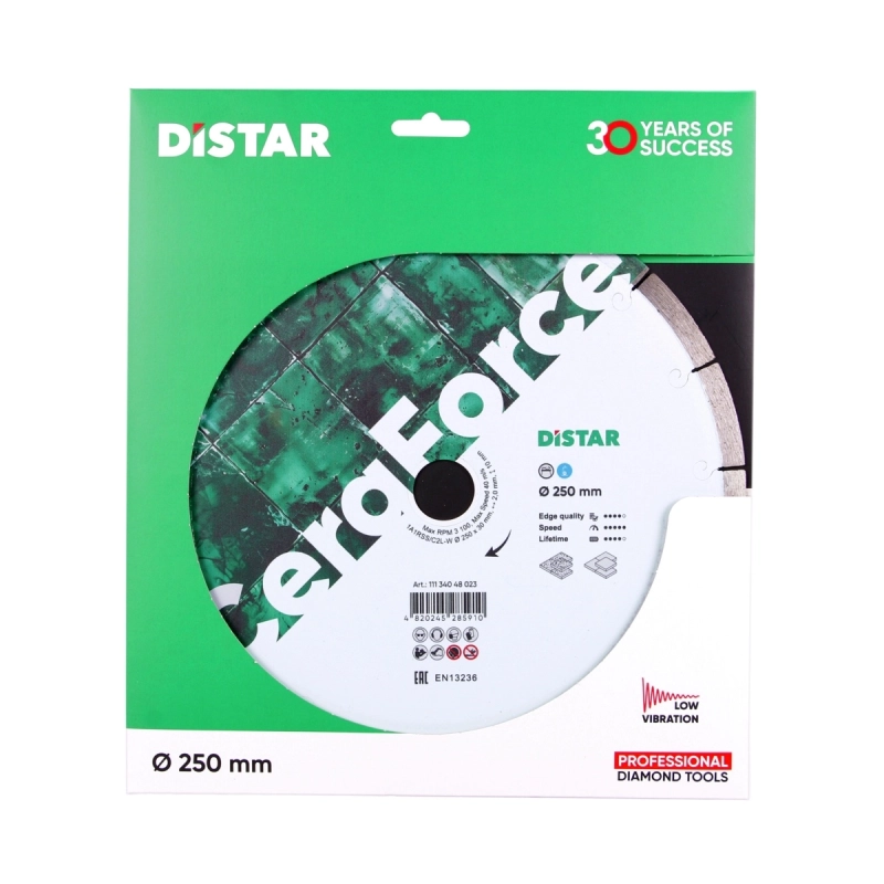 Tarcza diamentowa do gresu 250mm DISTAR CeraForce