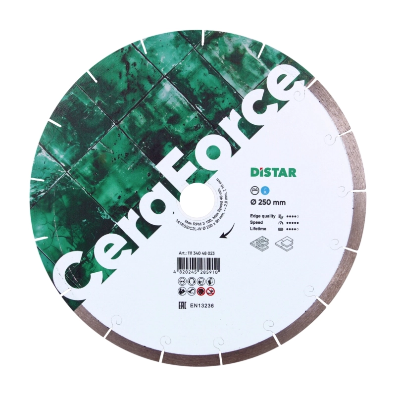 Tarcza diamentowa do gresu 250mm DISTAR CeraForce