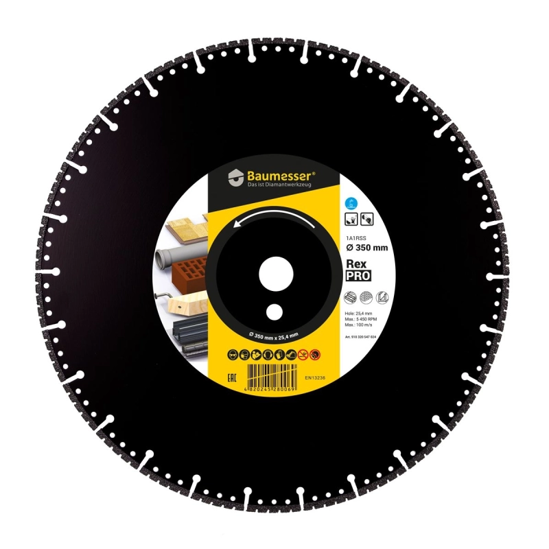 Tarcza diamentowa 350mm do betonu Baumesser Pro Rex