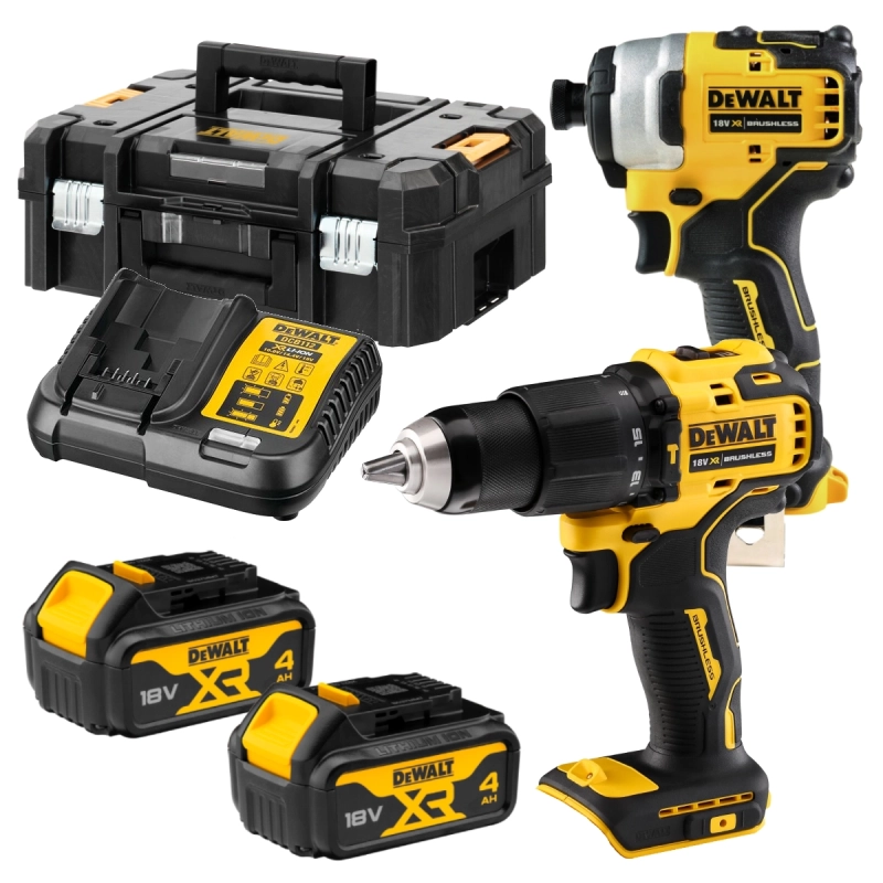 copy of Zestaw DeWalt 18V Wkrętarka DCD708 + Zakrętarka udarowa DCF809 + 2x5Ah DCK2061P2T