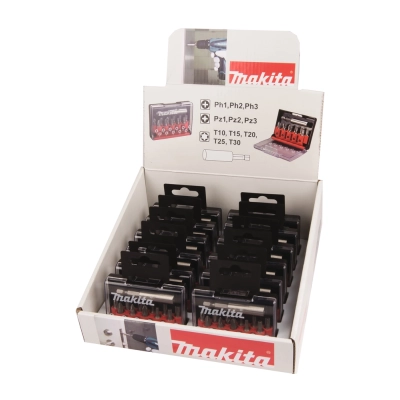 Zestaw końcówek wkrętakowych 25 mm 11 sztuk Makita