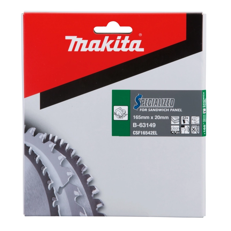 Tarcza tnąca 165x20x42Z SPECIALIZED MAKITA