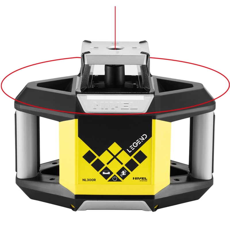 copy of Niwelator laserowy obrotowy 1x360° wiązka czerwona z czujnikiem Nivel System NL320R DIGITAL