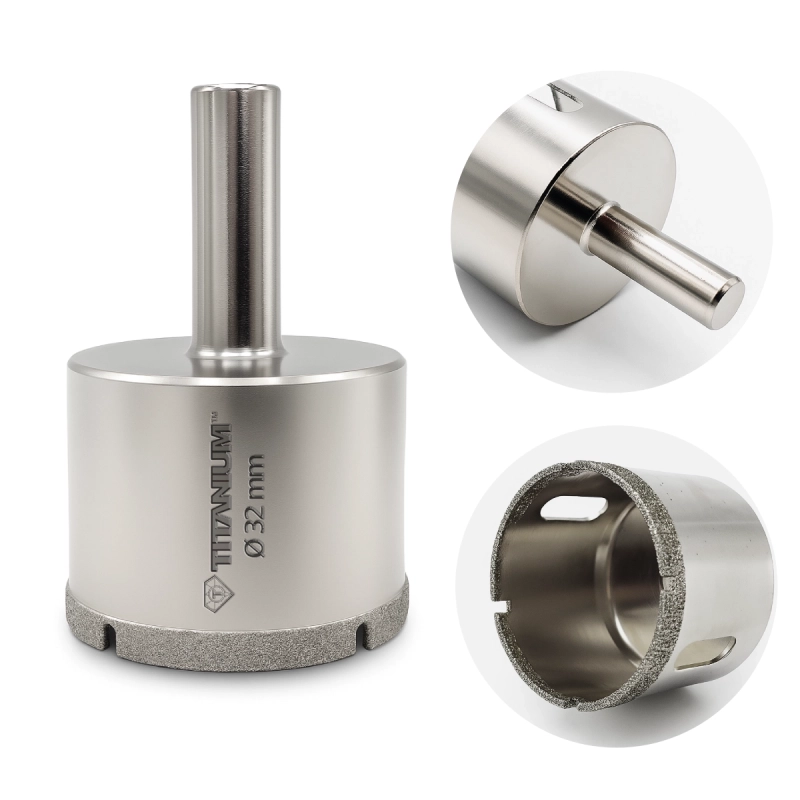 Wiertło diamentowe 4 mm Titanium CERAMIX