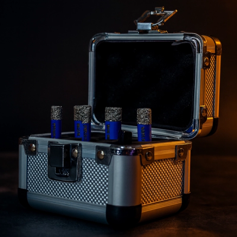 Wiertło diamentowe otwornica do gresu ceramiki na sucho 16 mm M14 Titanium CERAMAX