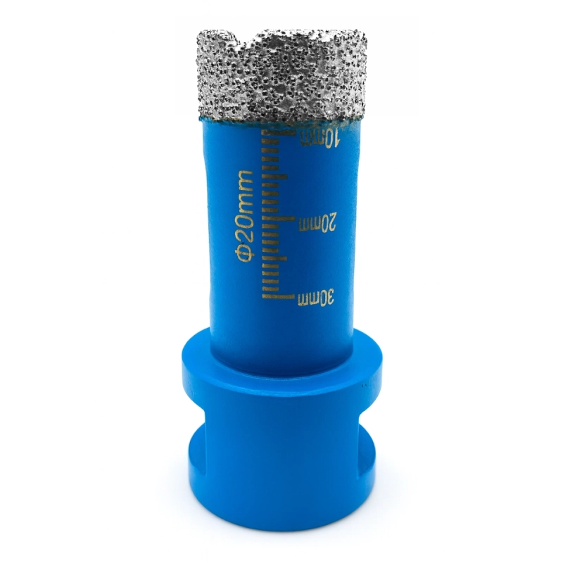Wiertło diamentowe otwornica do gresu ceramiki na sucho 20 mm M14 Titanium CERAMAX