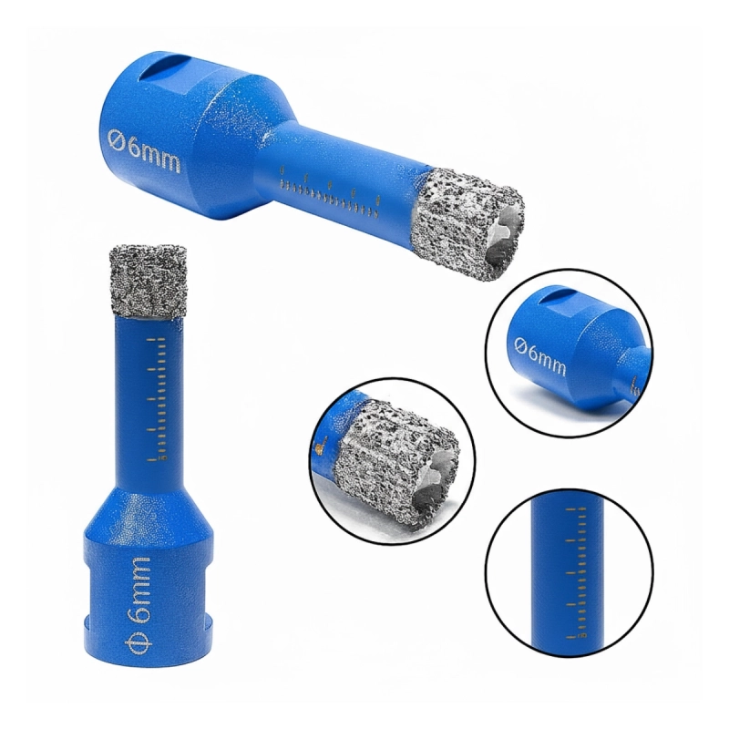 Wiertło diamentowe 6 mm TITANIUM CeraMAX WaX