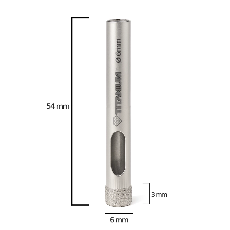 Wiertło diamentowe 4 mm Titanium CERAMIX