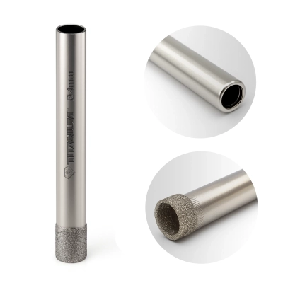 Wiertło diamentowe otwornica do gresu płytek na mokro 4 mm Titanium CERAMIX