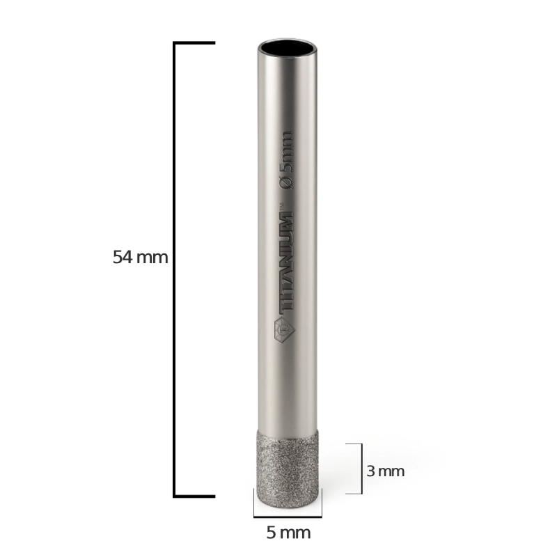 Wiertło diamentowe 4 mm Titanium CERAMIX