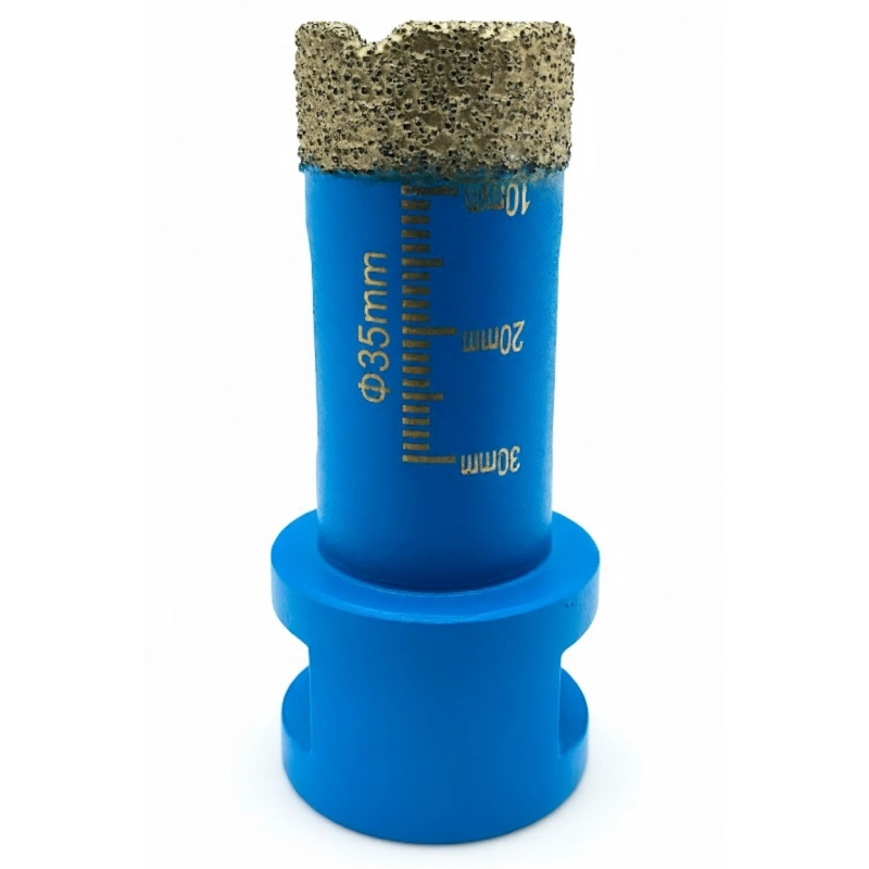 Wiertło diamentowe otwornica do gresu ceramiki na sucho 35 mm M14 Titanium CERAMAX