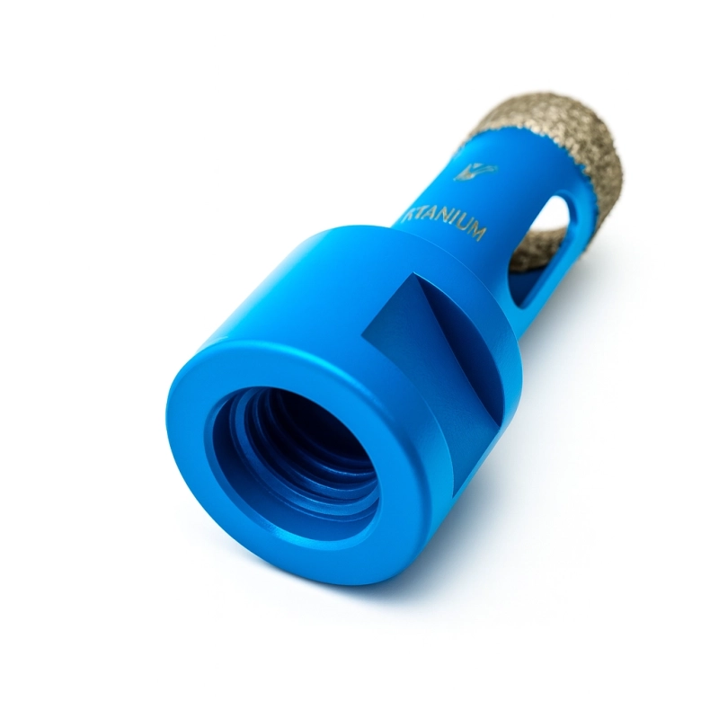 Wiertło diamentowe otwornica do gresu ceramiki na sucho 35 mm M14 Titanium CERAMAX