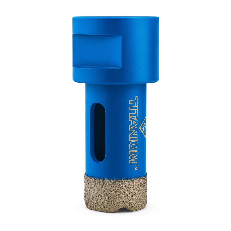 Wiertło diamentowe otwornica do gresu ceramiki na sucho 27 mm M14 Titanium CERAMAX