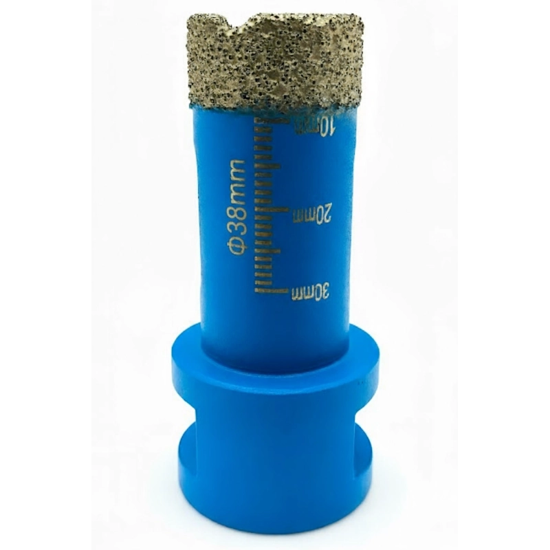 Wiertło diamentowe otwornica do gresu ceramiki na sucho 38 mm M14 Titanium CERAMAX