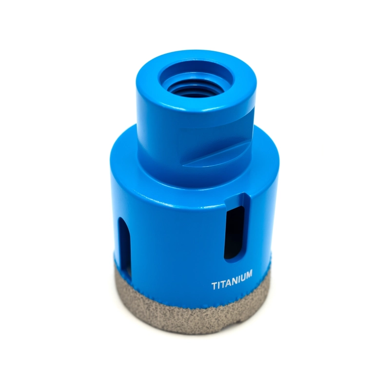 Wiertło diamentowe otwornica do gresu ceramiki na sucho 43 mm M14 Titanium CERAMAX