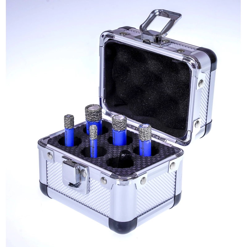 Wiertło diamentowe otwornica do gresu ceramiki na sucho zestaw 6-14 mm M14 Titanium CERAMAX