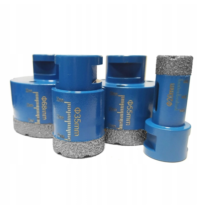 Wiertło diamentowe otwornica do gresu ceramiki na sucho zestaw 20-68 mm M14 Titanium CERAMAX