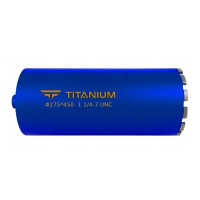 Wiertło diamentowe koronowe 275/450 5/4UNC Titanium