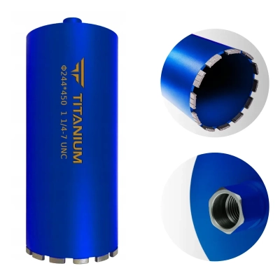 Wiertło diamentowe koronowe 255/450 5/4UNC Titanium