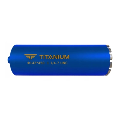 Wiertło diamentowe koronowe 142/450 5/4UNC Titanium