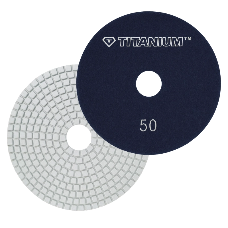 Tarcza diamentowa polerska do płytek gresu 125mm gr50 TITANIUM SPEED PAD