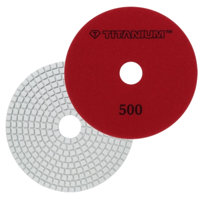 Tarcza diamentowa polerska do płytek gresu 125mm gr500 TITANIUM SPEED PAD