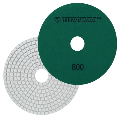 Tarcza diamentowa polerska do płytek gresu 125mm gr800 TITANIUM SPEED PAD