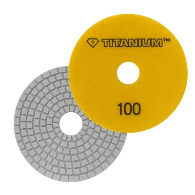 Tarcza diamentowa polerska do płytek gresu 100mm gr100 TITANIUM SPEED PAD