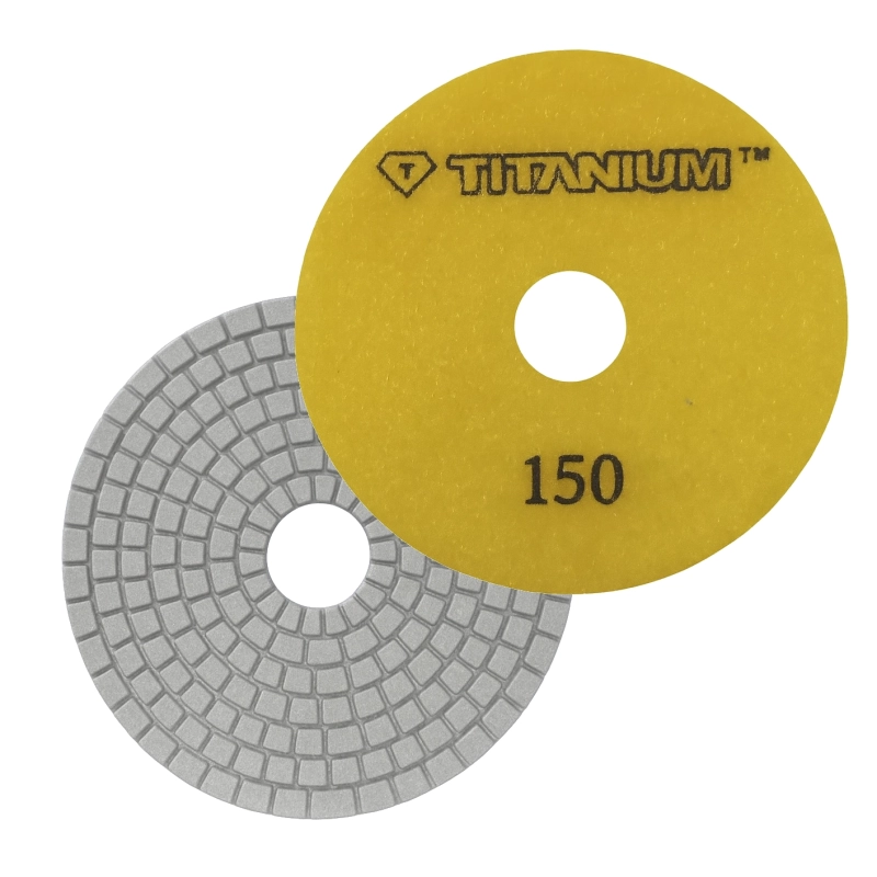 Tarcza diamentowa polerska do płytek gresu 100mm gr150 TITANIUM SPEED PAD