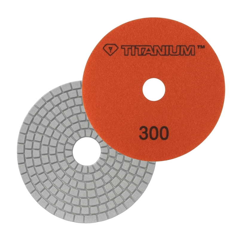 Tarcza diamentowa polerska do płytek gresu 100mm gr300 TITANIUM SPEED PAD