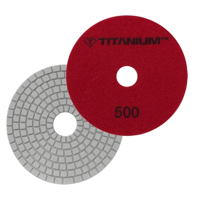 Tarcza diamentowa polerska do płytek gresu 100mm gr500 TITANIUM SPEED PAD