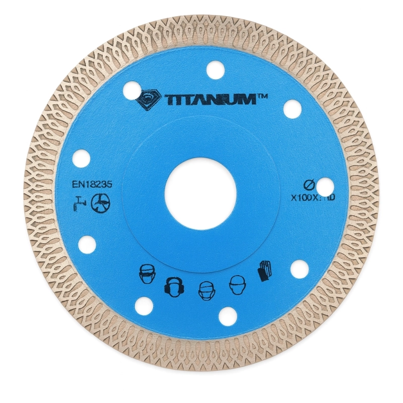 Tarcza diamentowa do cięcia płytek gresu spieków 125mm TITANIUM PRO SPEED CUT