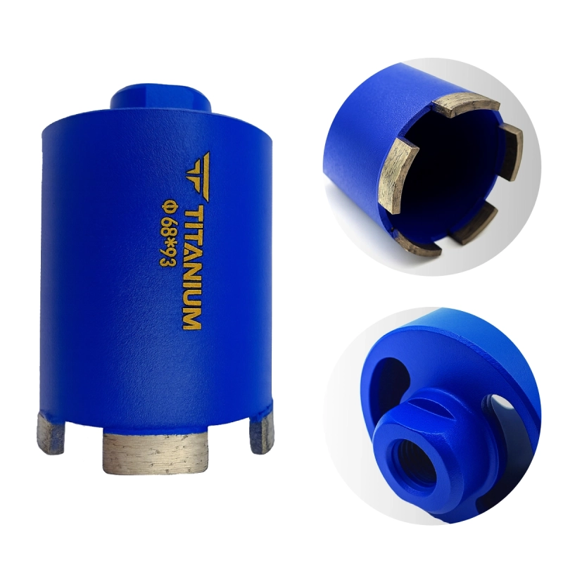 Koronka diamentowa otwarta do puszek 68 mm/M16 TITANIUM