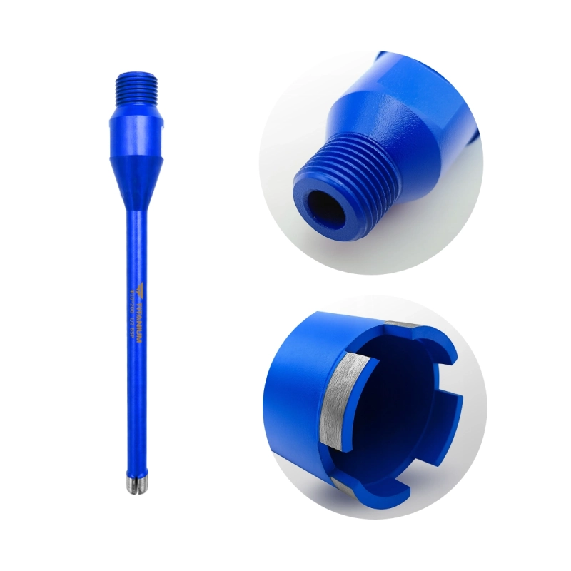 Wiertło diamentowe koronowe otwornica do betonu 10mm 200mm 1/2" BSP TITANIUM